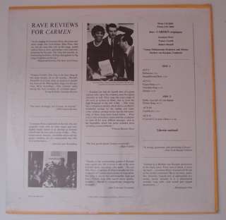 PRICE CORELLI Bizet Carman RCA Victor orig. SEALED LP  