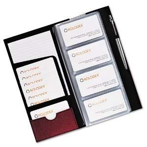   Contact management book holds business cards, IDs or credit cards