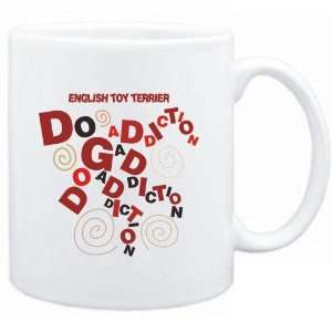 Mug White  English Toy Terrier DOG ADDICTION  Dogs:  