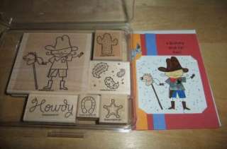 Stampin Up ~ Cowboy Kid ~ Howdy Sheriff Boy w Card Example  