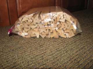 Lot of 57 Wooden SCRABBLE Tile Letter TRAYS Racks Holders Wood Crafts 