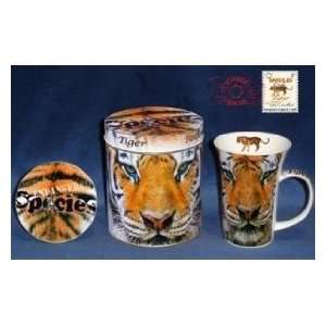  Tiger 14oz Mug, Coaster, Tin 