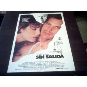 Original Latinamerican Movie Poster No Way Out Gene Hackman Kevin 