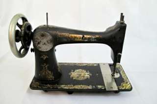 Antique 1908 SINGER TREADLE Sewing Machine Head EGYPTIAN SPHINX Model 