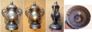 CLARION FANCY CAST IRON WOOD COAL STOVE FINIAL NICE!  