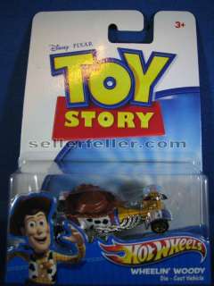 2011 Toy Story 3 Hot Wheels Die Cast WHEELIN WOODY  