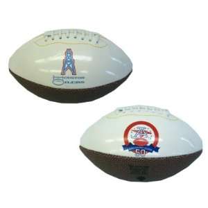  Tennessee Titans AFL 50th Anniversary Mini Size Football 