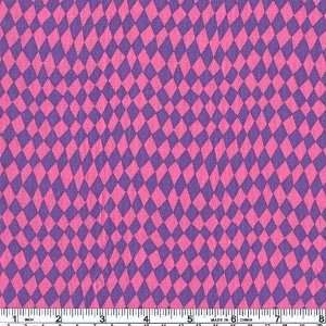  45 Wide Color Vibration Harlequin Purple/Pink Fabric By 
