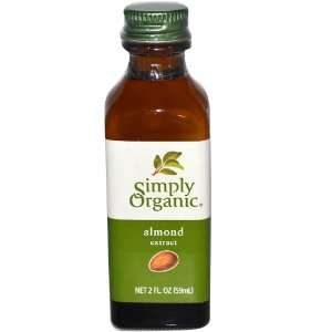 Simply Organic Almond Extract CERTIFIED: Grocery & Gourmet Food