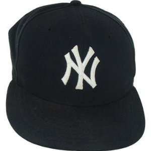  Chad Moeller #18 2010 Yankees Game Worn Cap (7 1/4) (MLB 