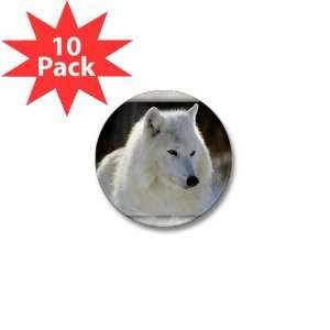  Mini Button (10 Pack) Arctic White Wolf: Everything Else