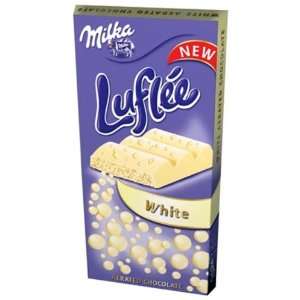 Milka Luflee White Aerated Chocolate 100g (10 pack)  