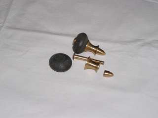 two) wood bronze brass HANDLES for Russian SAMOVAR 4133  