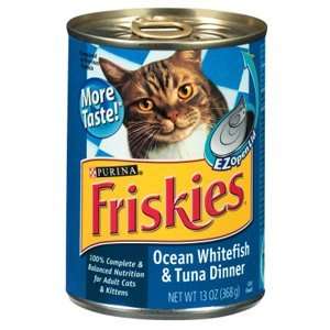  Friskies Classic Pate Ocean Whitefish & Tuna Dinner, 13 oz 