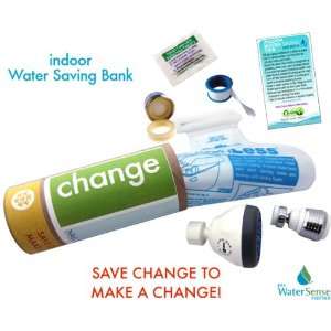  Indoor Water Bank Saving Eco kit Change  Faucet, Toilet 