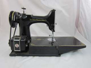 Vintage Singer Featherweight Sewing Machine 221 1 Everything Included 