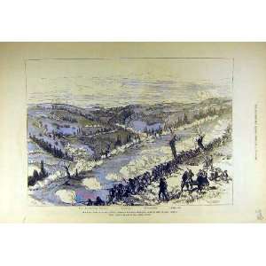   1877 War Battle Sinankeui Turkish Russian Attack Print