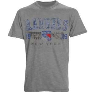   New York Rangers Galaga Tri Blend T Shirt   Ash: Sports & Outdoors