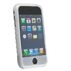   Silicon Skin Case For Apple iPhone, White: Cell Phones & Accessories