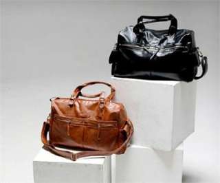 NEW Mans PU Leather Shoulder Backpack Bag Purse EAP05  