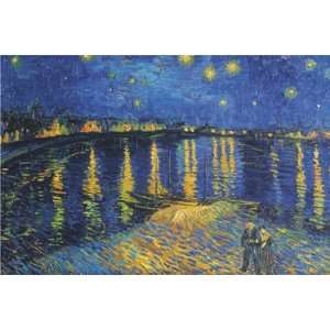  HUGE LAMINATED / ENCAPSULATED Van Gogh La Nuit Etoilee 
