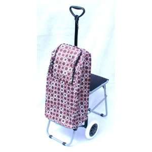  Deluxe Folding Shopping Cart / Trolley with Seat 