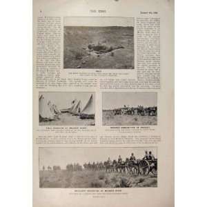 Boer War Africa 1900 Modder River Mules Field Hospital