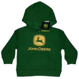  John Deere Toddler Hooded Sweatshirt Kelly Green: Clothing