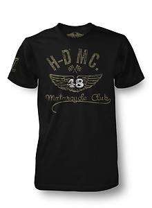 Harley Davidson Mens Black Label Collection Black Winged 48  