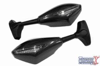 CARBON YAMAHA FZR YZF600 R6s R6 R1 Integrated Mirrors  