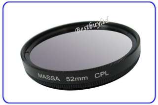 52mm CPL Circular Polarizer lens Filter fo Nikon 18 55mm 35mm 50mm 55 