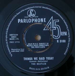   Hard Days Night UK 1st Press Parlophone R 5160 Clean W/Sleeve  