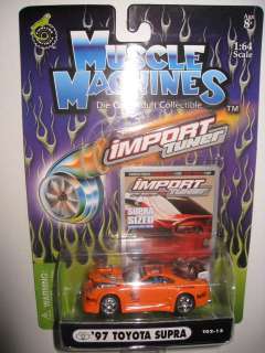 Lot of 18 Rare Collector Muscle Machines Import Tuner HOT Car 1:64 