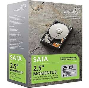 Seagate Momentus 250 GB,Internal,5400 RPM,2.5 ST90250N1A1AS RK Hard 