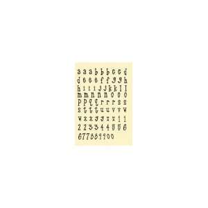  DENTED SERIF LOWERCASE Flexible Stamps Simply Chic Arts 