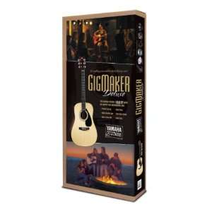   Gigmaker Deluxe Acoustic Guitar Starter Pack: Musical Instruments