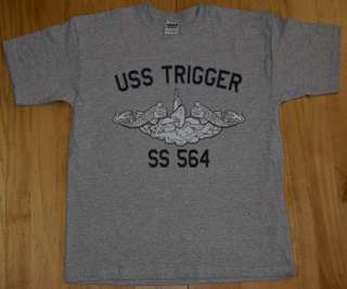US Navy USS Trigger SS 564 Submarine T Shirt  