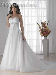 New Ivory/White Superb wedding dress 2012 amazing in custom best 