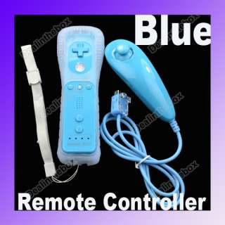   Motion Plus Remote And Nunchuck Controller For Wii Five Colours  