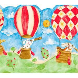  Hot Air Balloon Ride Border: Kitchen & Dining