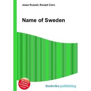  Name of Sweden Ronald Cohn Jesse Russell Books