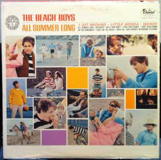 THE BEACH BOYS all summer long LP VG T 2110 Vinyl 1964 Mono Orig 