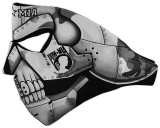 POW / MIA Support Iron Skull Neoprene Biker Face Mask  