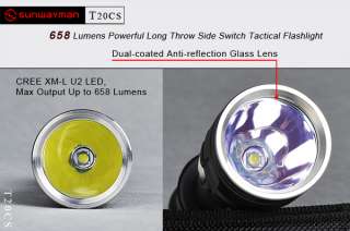   T20CS LED Flashlight with CREE U2 LED Up to 658 Lumens  