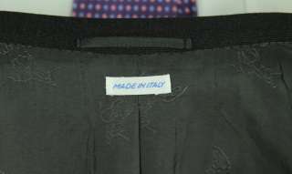 BRIONI* Black Weave 3 Btn Medium Weight Wool Italy Luxury Suit 42R 