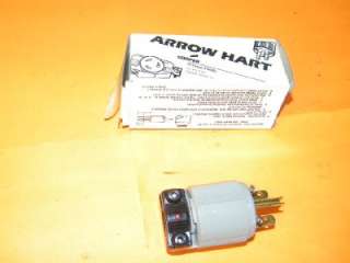 NEW Arrow Hart 6666 Safety Grip Plug 15Amp 250Volt  
