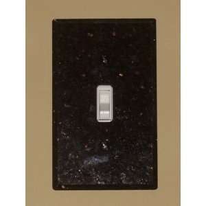  Black Galaxy Granite, Toggle Light Switch Cover: Home 