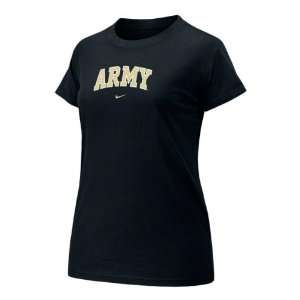  Army Black Knights Womens Nike Black Arch Tee Everything 