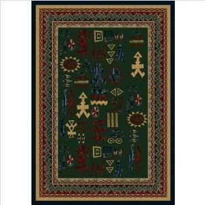  Signature Limoges Emerald Sapphire Rug Size: 78 x 109 