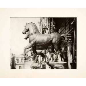 com 1893 Print Horses Saint Mark Basilica Bronze Horses Chariot Race 